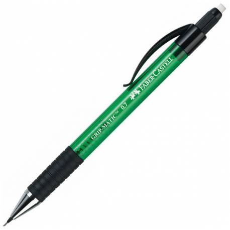Ołówek automatyczny, Faber Castell Grip Matic 1377 0,7mm, zielony 10 sztuk