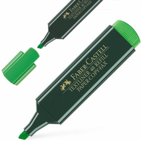 Zakreślacz Faber Castell 48, fluorescencyjny, zielony