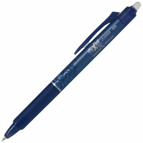 Długopis ścieralny, Pilot Frixion Clicker, zmazywalny długopis, 0.5, granatowe