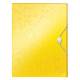 Teczka z gumką Leitz WOW, plastikowa teczka biurowa A4 30 mm, żółta