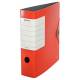 Segregator A4, biurowy segregator na dokumenty Leitz 180 Active Solid 75 mm, czerwony