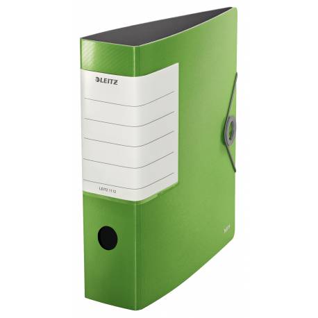 Segregator A4, biurowy segregator na dokumenty Leitz 180 Active Solid 75 mm, zielony