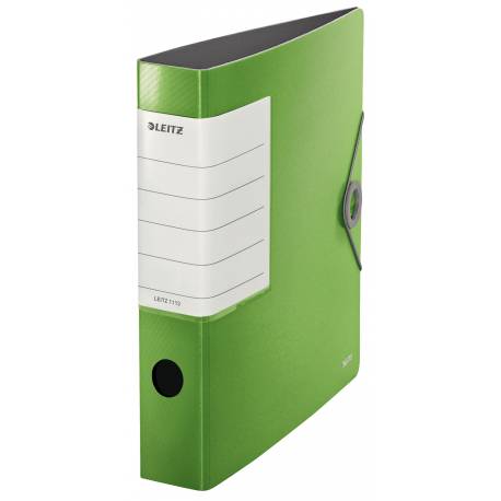 Segregator A4, biurowy segregator na dokumenty Leitz 180 Active Solid 50 mm, zielony