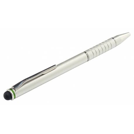 Długopis oraz rysik do urządzeń z dotykowym ekranem 2w1 Stylus, srebrn
