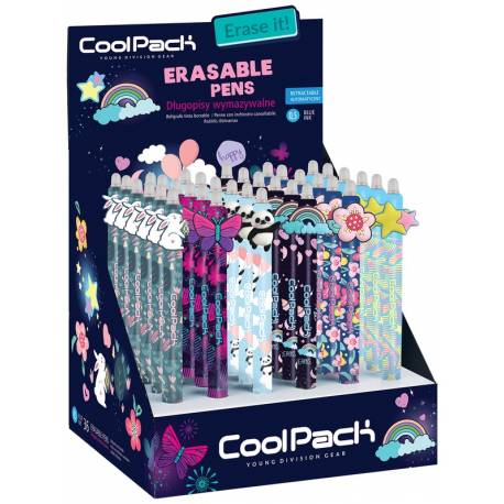 Długopis wymazywalny automatyczny CoolPack Girls mix, Patio