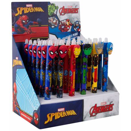 Długopis wymazywalny Disney Avengers/Spiderman Colorino, Patio