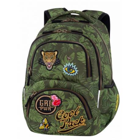 Plecak młodzieżowy CoolPack 2019 Dart, Green (Badges G), Patio