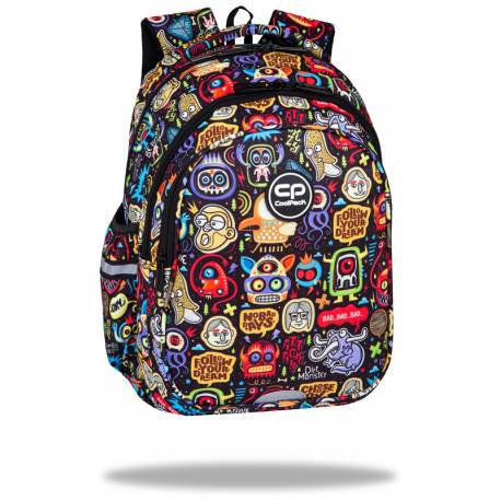 Plecak młodzieżowy Jerry, Scary Stickers, CoolPack plecak do szkoły