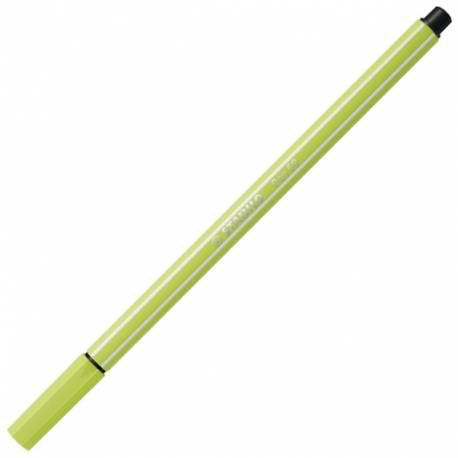 Flamaster STABILO Pen 68, pisak limonkowy