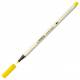 Flamaster STABILO Pen 68, pisak brush żółty cytrynowy