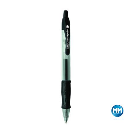 Długopis żelowy BIC Gelocity Gel, automatyczny długopis czarny