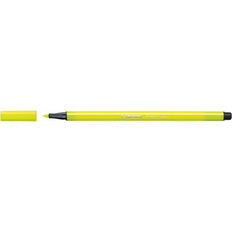 Flamaster STABILO Pen 68, pisak żółty neonowy