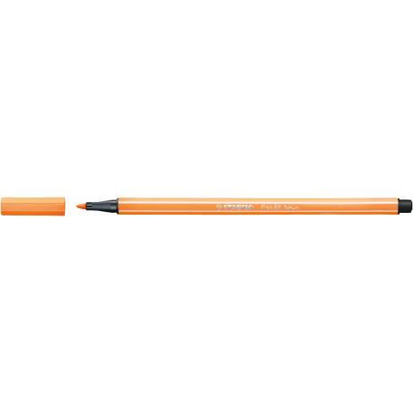 Flamaster STABILO Pen 68, pisak pomarańczowy neonowy