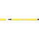 Flamaster STABILO Pen 68, pisak żółty fluorescencyjny