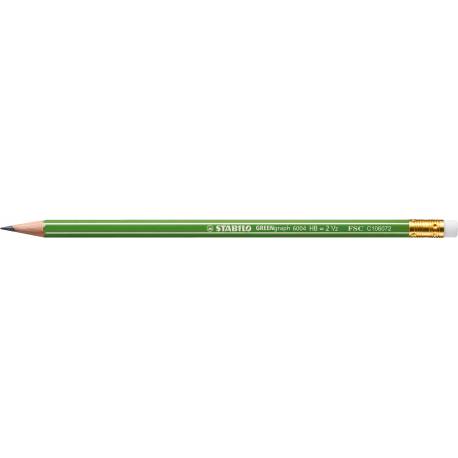 Ołówek STABILO GREENgraph z gumką HB
