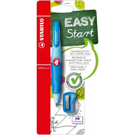 Ołówek automatyczny STABILO EASYergo 3.15 Start niebieski ołówek dla praworęcznych