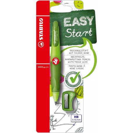 Ołówek automatyczny STABILO EASYergo 3.15 Start zielony ołówek dla praworęcznych
