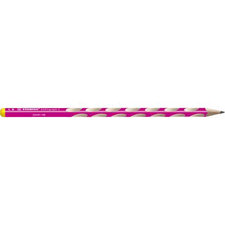 Ołówek STABILO EASYgraph S HB różowy ołówek dla leworęcznych