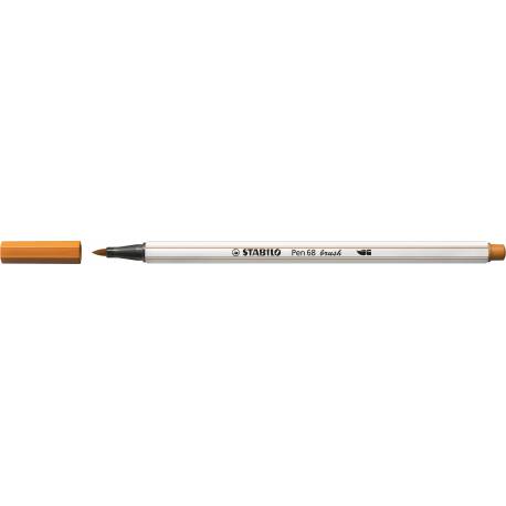 Flamaster STABILO Pen 68, pisak brush beżowy