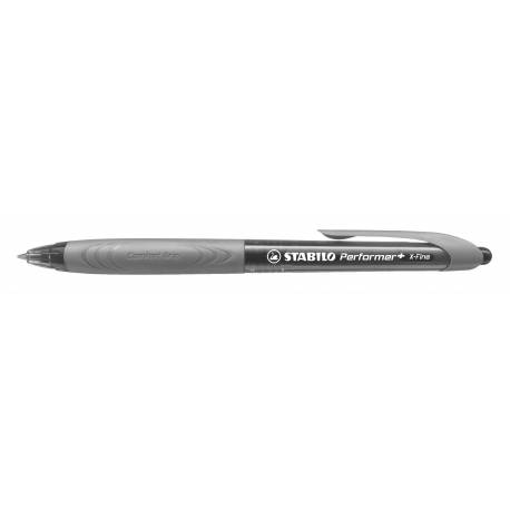 Długopis STABILO Performer+ XF czarny/szary