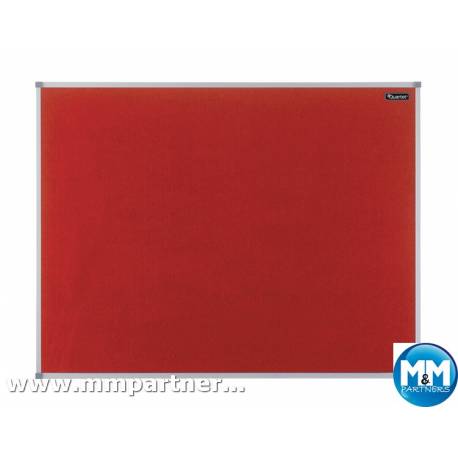 Tablica ogłoszeniowa, filcowa tablica Nobo Essence 900x600mm, czerwona