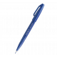 Pisak do kaligrafii Pentel BrushPen SES15C, flamastry pędzelkowe, niebieski