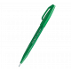Pisak do kaligrafii Pentel BrushPen SES15C, flamastry pędzelkowe, zielony