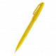 Pisak do kaligrafii Pentel BrushPen SES15C, flamastry pędzelkowe, żółty