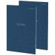 Blok biurowy A5 100 kartek, notatnik w kratkę, Colors niebieski, Top-2000