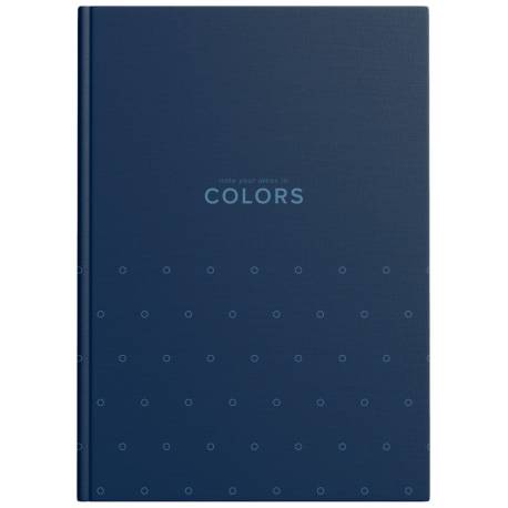 Brulion A5 96 kartek w kratkę, Colors niebieski, Top-2000