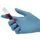 Rękawice diagnostyczne, nitrylowe rękawice bezpudrowe, niebieskie Zarys easyCARE - XL