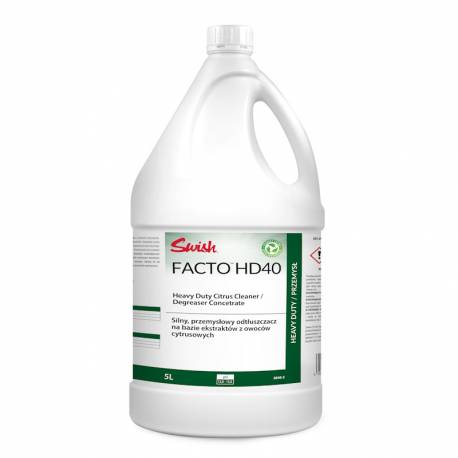 Swish Facto HD 40 - Silny, przemysłowy środek odtłuszczający - 5 l