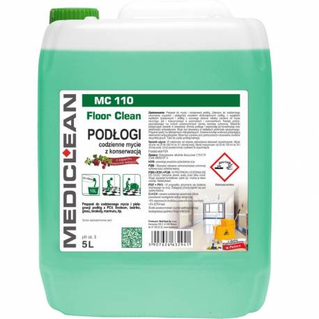 MC1105L - MEDICLEAN MC 110 5l, preparat do mycia i konserwacji podłóg owoce leśne
