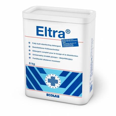 Ecolab Eltra - Proszek do prania i dezynfekcji z wybielaczem - 6 kg