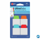 Ultra Tabs - samoprzylepne zakładki indeksujące, kolorowe, klasyczne, 25,4x38, 40 szt. Avery Zweckform