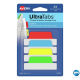 Ultra Tabs - samoprzylepne zakładki indeksujące, kolorowe, klasyczne, 63,5x25, 24 szt. Avery Zweckform