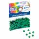 Cekiny confetti kółko zielone FIORELLO