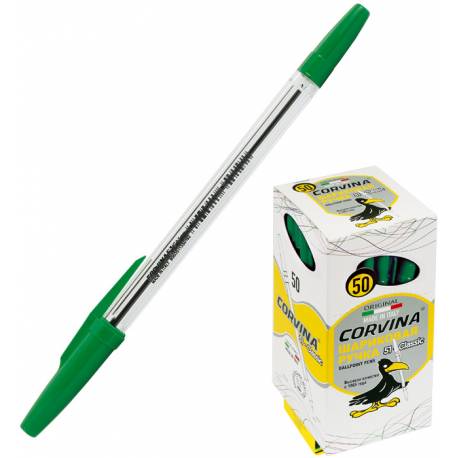Długopis 0,7 Corvina 51 zielony, op. 50 sztuk