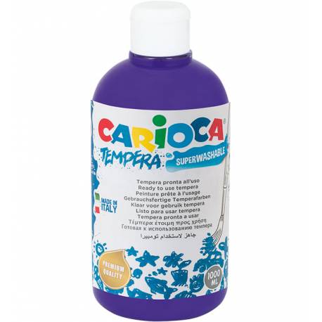 Farby tempery, wodorozcieńczalne Carioca 500 ml fioletowa