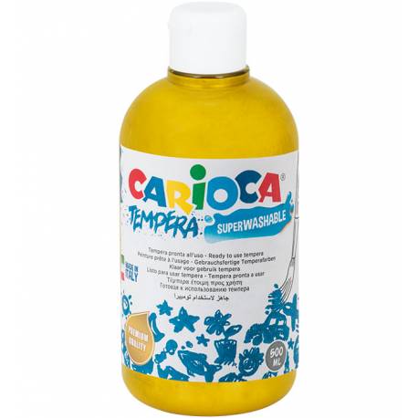 Farby tempery, wodorozcieńczalne Carioca 500 ml złota