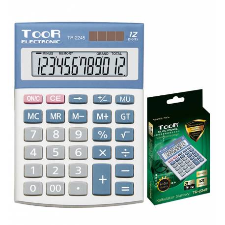 Kalkulator biurowy TOOR 12-pozycyjny TR-2245