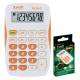 Kalkulator kieszonkowy TOOR 8-pozycyjny biało-pomarańczowy