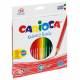 Kredki ołówkowe, szkolne CARIOCA, zestaw 24 kolorów