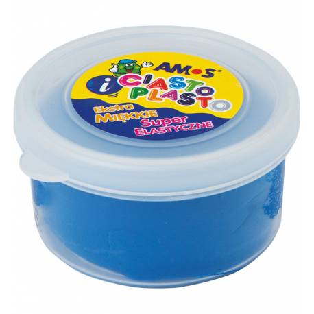 Masa plastyczna CiastoPlasto, dla dzieci AMOS 30 g kolor niebieski
