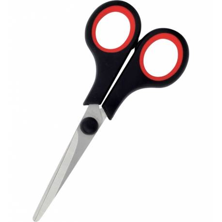 Nożyczki biurowe, GR-5500 5'' / 13 cm GRAND czarny/czerwony