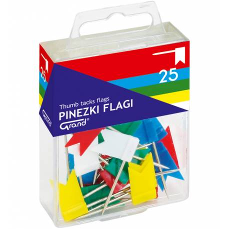 Pinezki GRAND flaga op-25 szt.