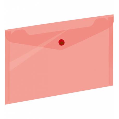Teczka kopertowa, koperta plastikowa EAGLE A5 zatrzask czerwona