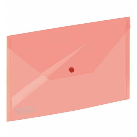 Teczka kopertowa, koperta plastikowa na dokumenty A4 czerwona zatrzask GRAND