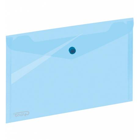Teczka kopertowa, koperta plastikowa na dokumenty A5 zatrzask niebieska GRAND
