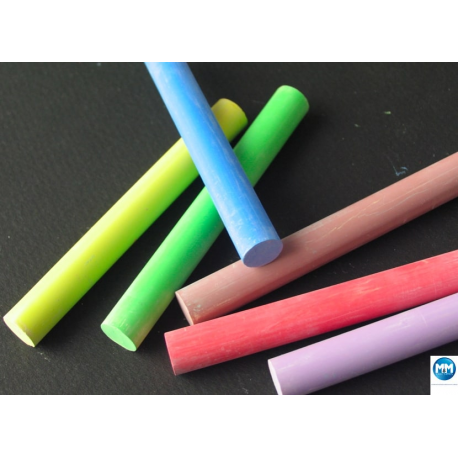 Kreda szkolna niepyląca kolorowa - opakowanie 100 pałeczek mix TO-80201 Toma
